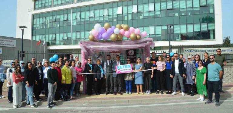 Ulusal Kanser Haftası’nda iki otobüs durağına ’KETEM’ ismi verildi