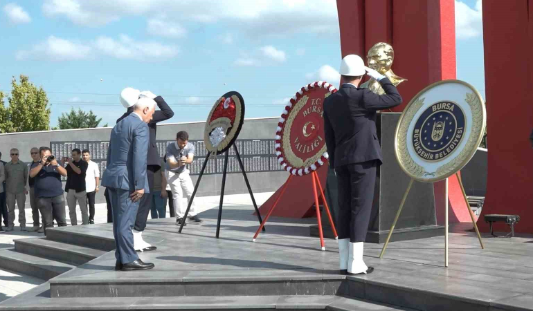 Bursa’da Gaziler gününde şehitler unutulmadı