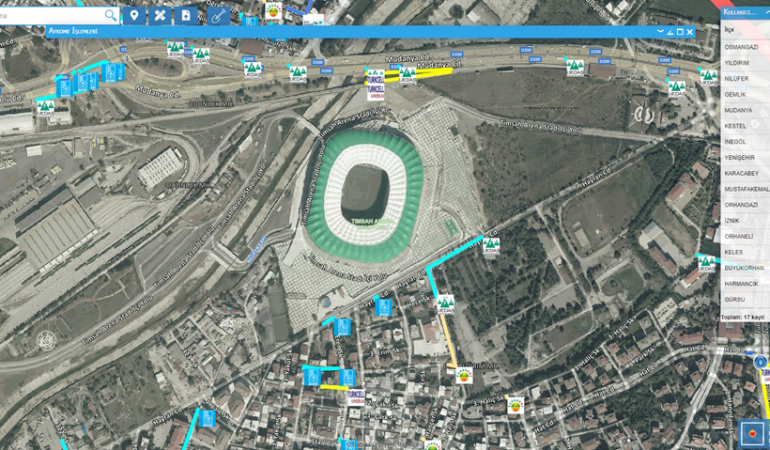 Büyükşehir’den altyapı çalışmalarına dijital takip