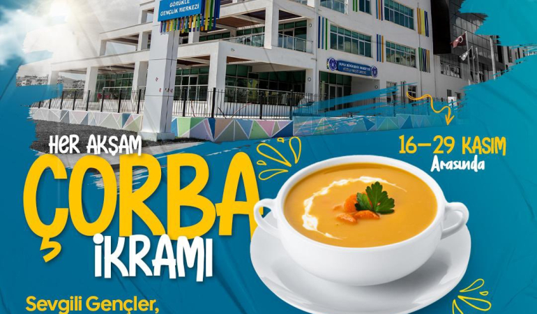 Görükle Gençlik Merkezi’nde 24 saat kesintisiz hizmet