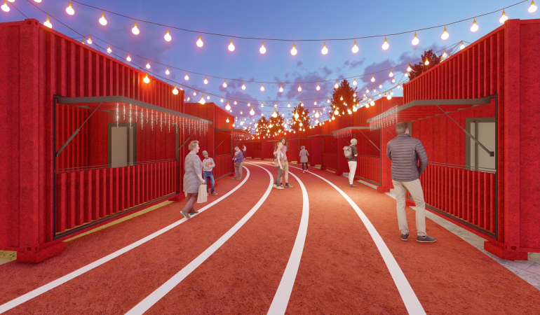 Bursa’da ‘Yeni Yıl Meydanı’na geri sayım başladı