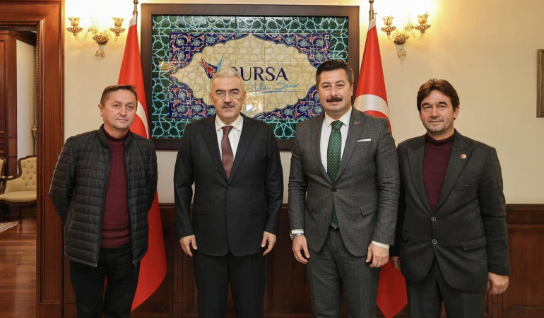 Yenişehirli Servisçiler Vali Ayyıldız ile görüştü