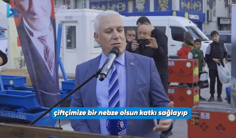 Bursa Büyükşehirden üreticiye bir destek daha