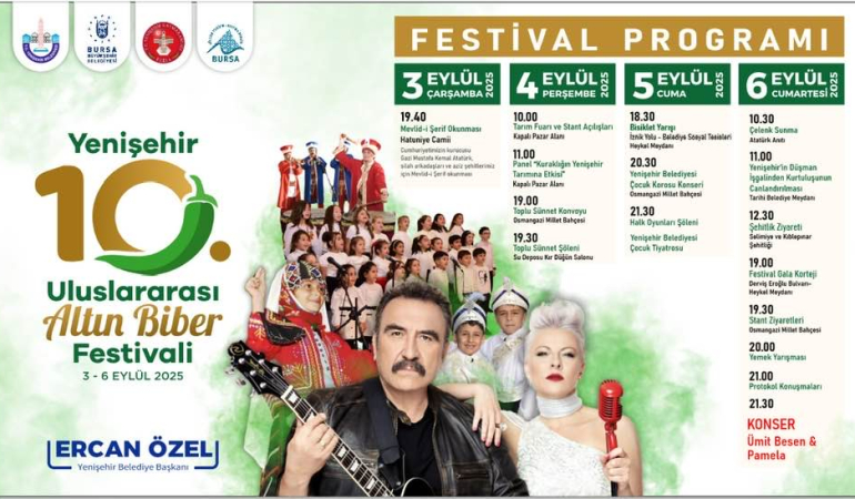 ALTIN BİBER FESTİVALİ BAŞLIYOR