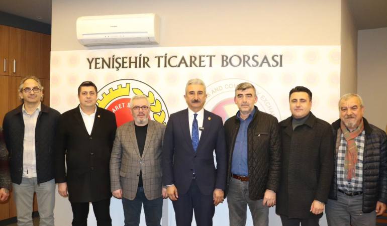 BAŞKAN YEŞİLTAŞ’TAN BAŞKAN AYDIN’A ZİYARET